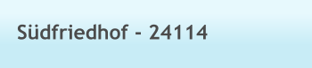 Südfriedhof - 24114